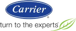A logo with the words carrier return to the experts.